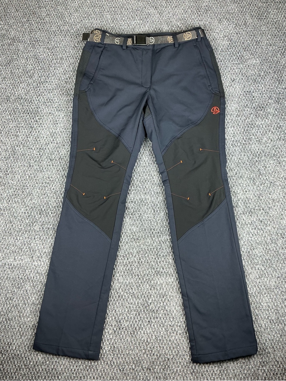 Ternua Men's Outdoor Blue/Black Hiking Pants Size 29 Polyamide/ElastanePoly Belt